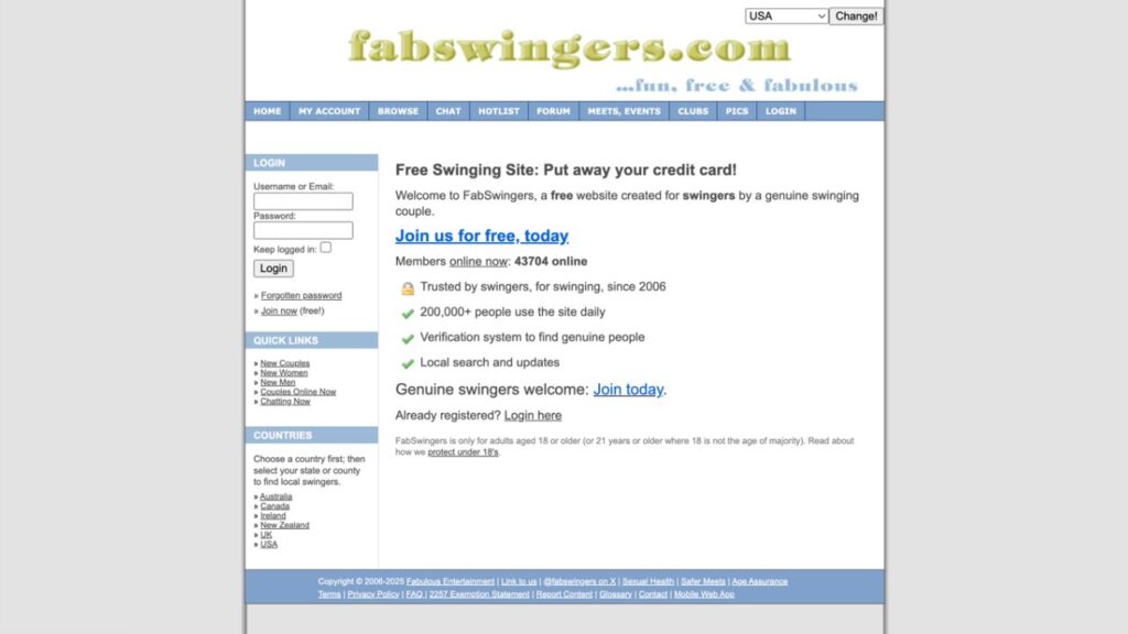 main fabswingers