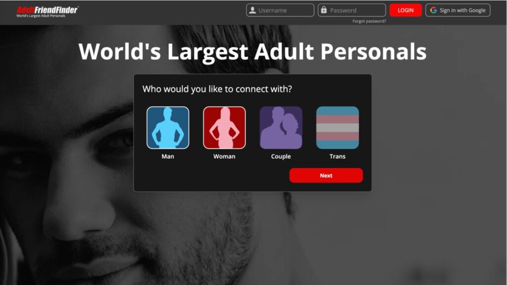 AdultFriendFinder main